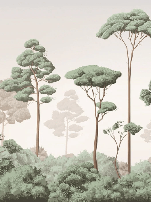 Papel pintado brisa ligera pinar