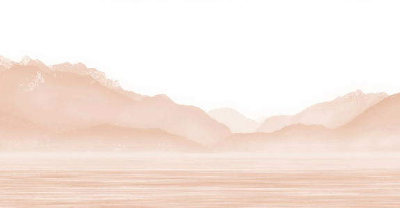 Papier peint Annecy et son lac paisible terracotta