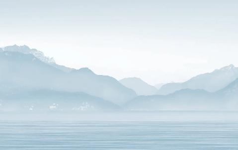 Papier peint Annecy et son lac paisible