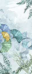 Papier peint wc ginkgo biloba japon