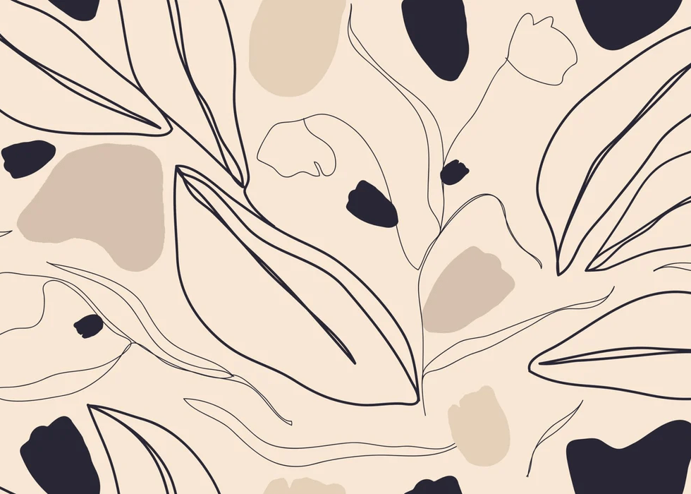 Papier peint design épuré nude - Muralconcept