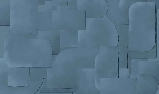 Papel pintado panorámico recortado azul