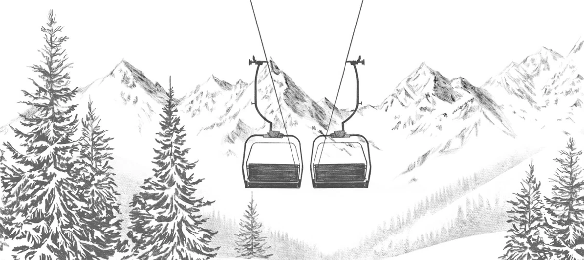 Papier peint immersion Alpine - Muralconcept