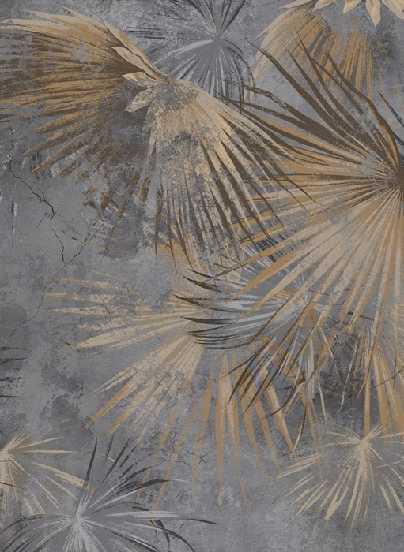 Papel pintado panorámico palmera vintage