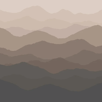 Papier peint panoramique dunes terracotta