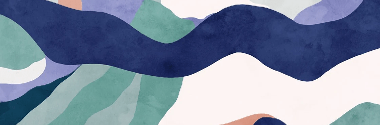 Papier peint abstrait ondulation - Muralconcept