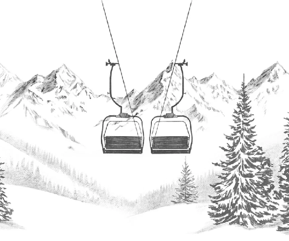 Papel pintado inmersión Alpine