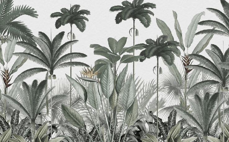 Papier peint panoramique jungle tree