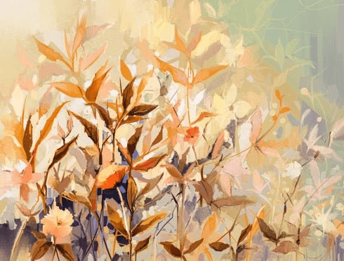 Papier peint printemps design
