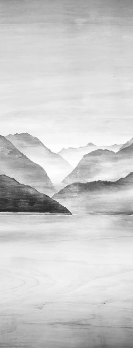 Papier Peint Sommets d’Argent | Les Bleus du Lac®