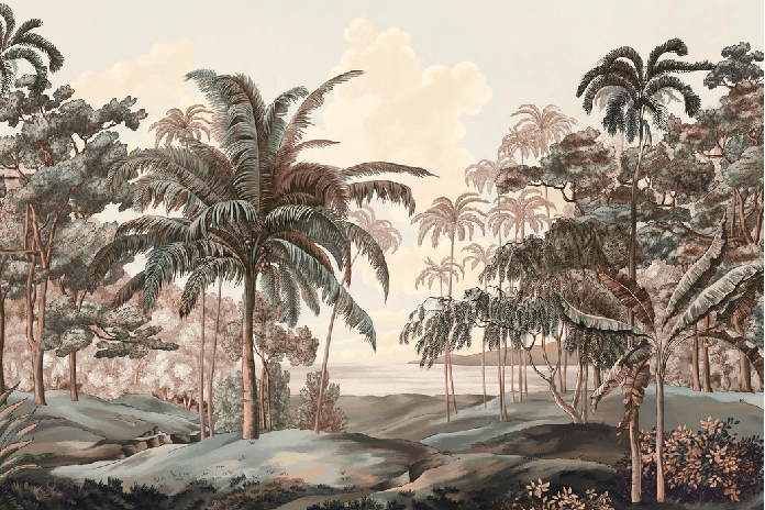 Papel pintado paisaje Célèbes terra