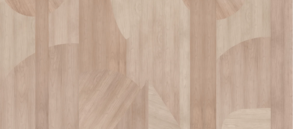 Papier peint panneau bois géométrique