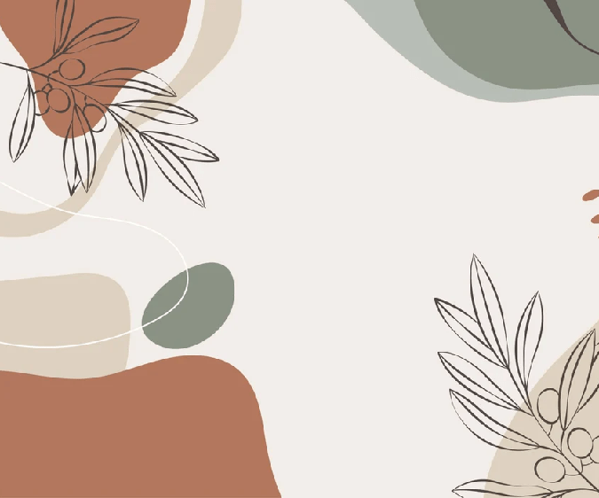 Papel pintado panorámico follaje olivaissance