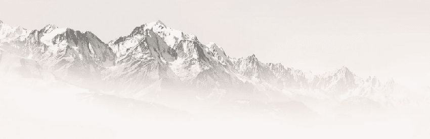 Papier peint matin brumeux Mont Blanc - Muralconcept