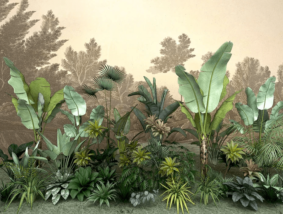 Papel pintado Jungle tendencia indonesia