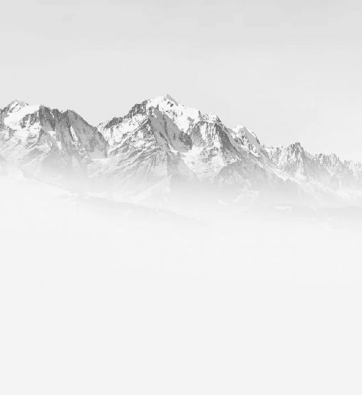 Papier peint matin brumeux Mont Blanc - Muralconcept