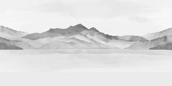 Papier peint panoramique montagne aquarelle pastel – Décor mural paysage apaisant - Muralconcept