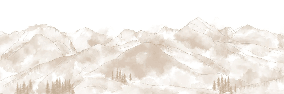 Papier peint panoramique Aravis sépia - Muralconcept