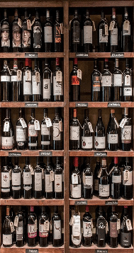 Papier peint Authentique Cave à Vin - Muralconcept