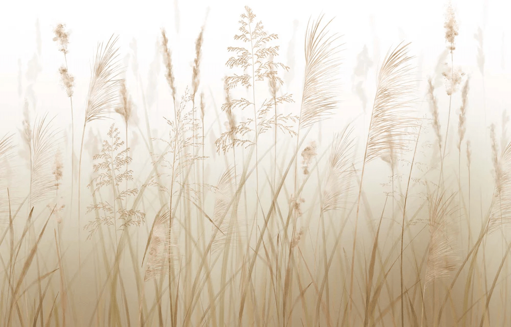 Fondo de flores de campo de trigo