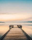 Papel pintado fotográfico con vista al lago