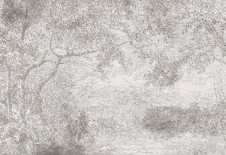 Papier peint panoramique paysage de campagne - Muralconcept