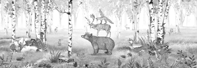 Papel pintado Rey del bosque