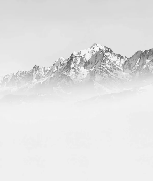 Papier peint Mont Blanc dans la brume sépia, XXL, tendance