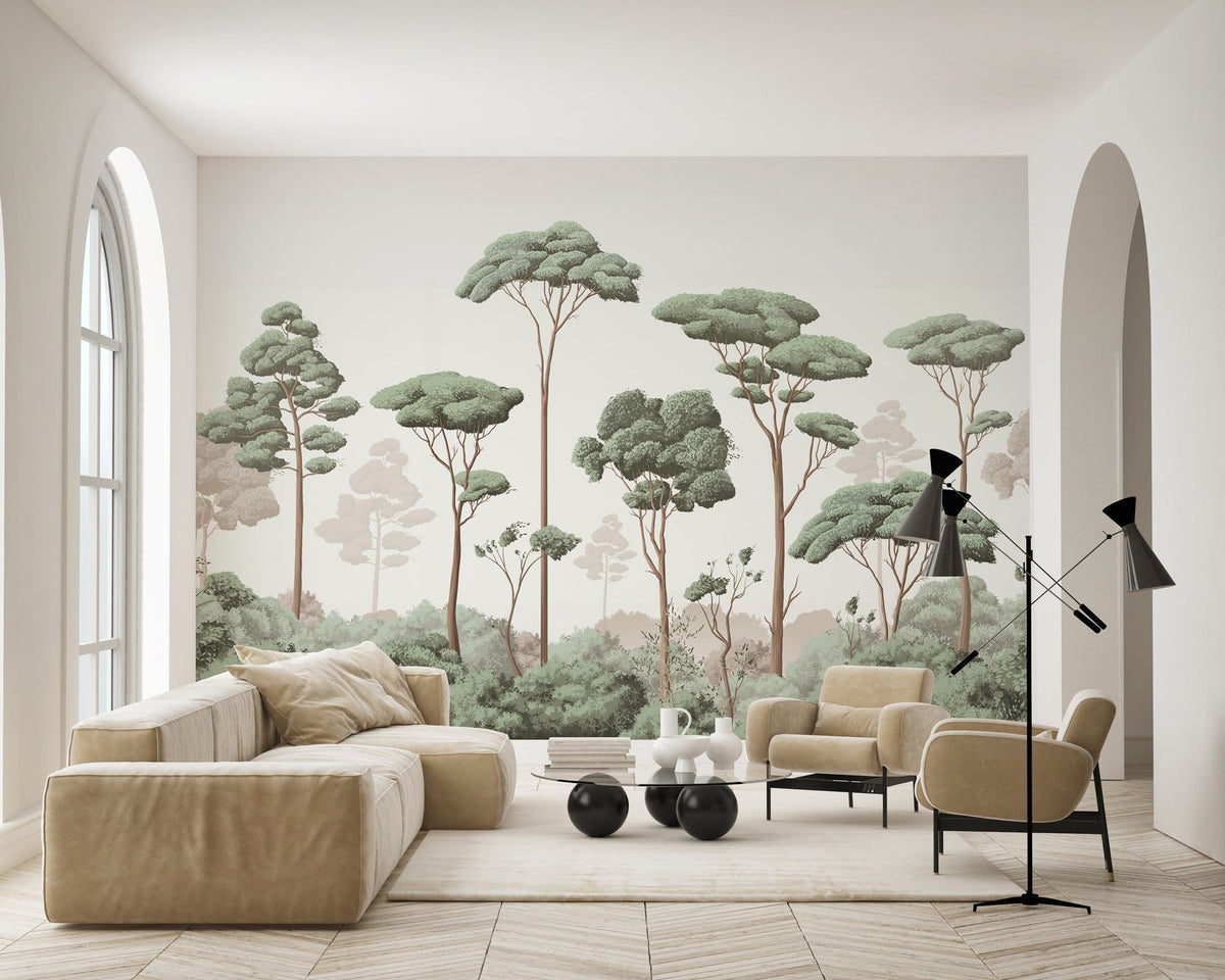 Papel pintado brisa ligera pinar