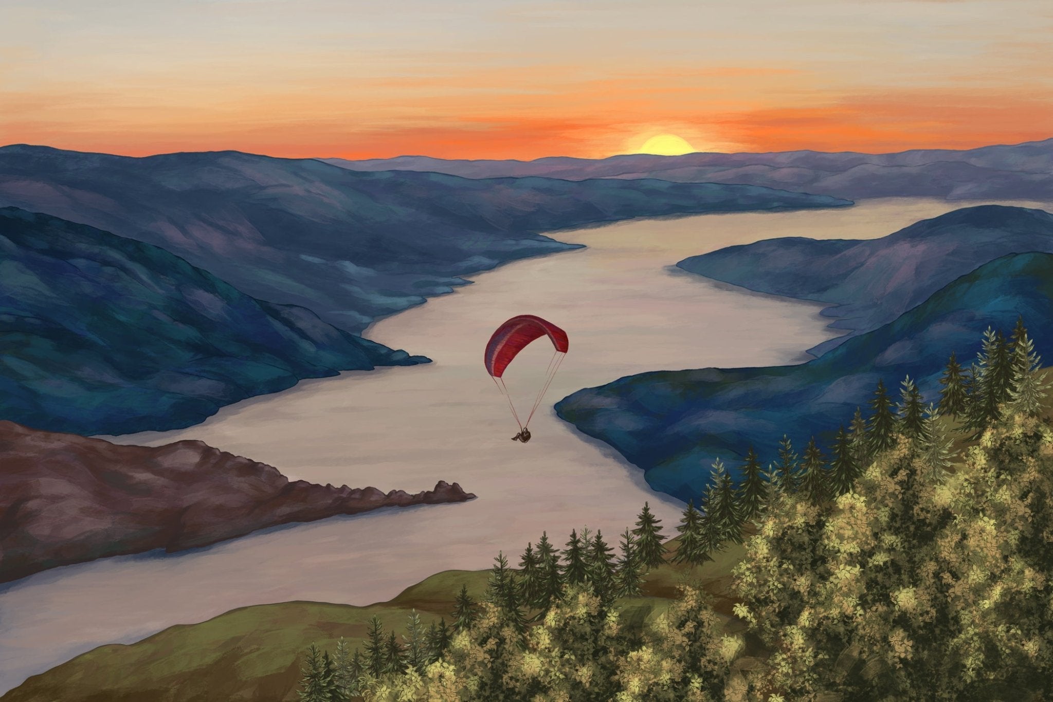 Papier peint col de la Forclaz, XXL, tendance