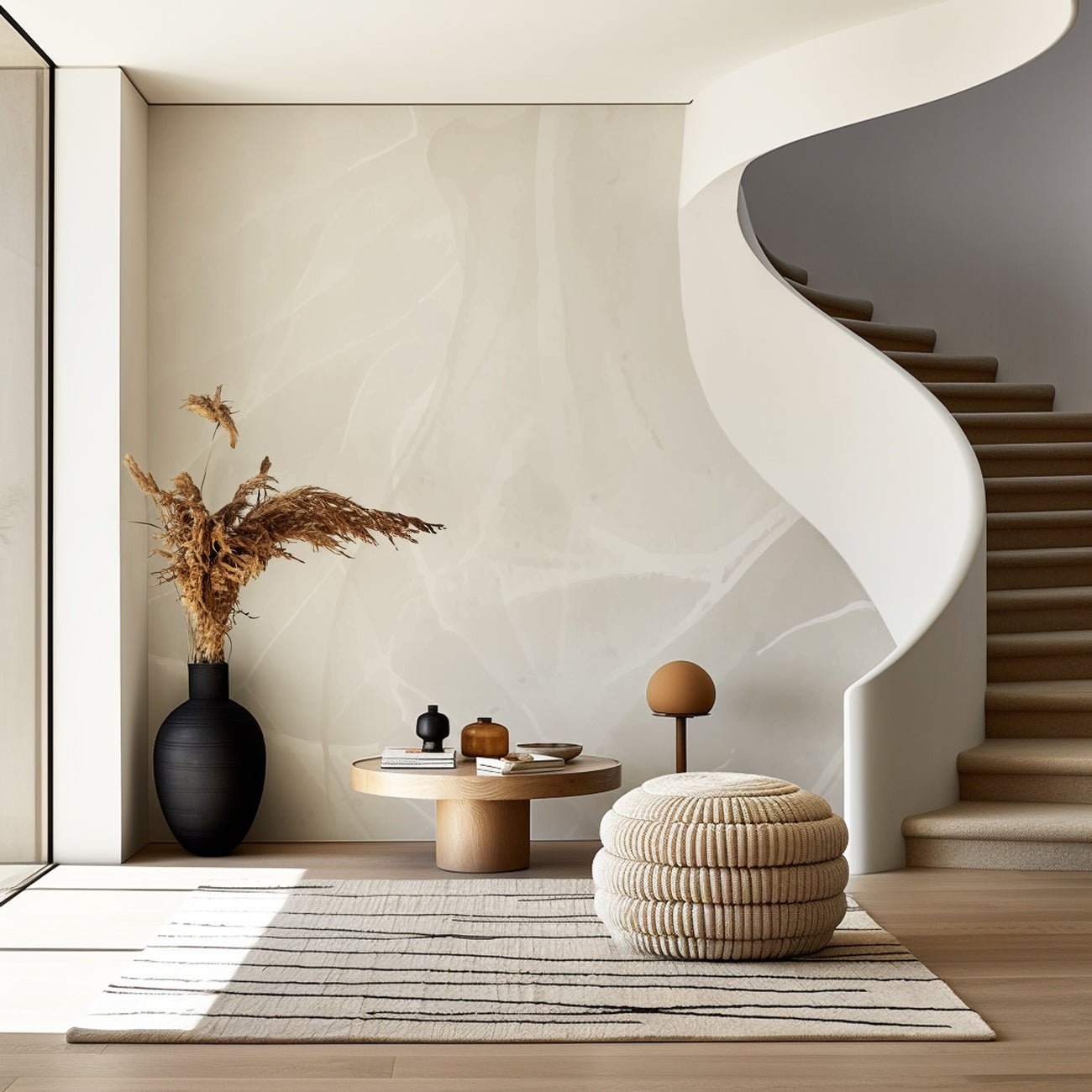 Papier peint onyx minéral, XXL, tendance