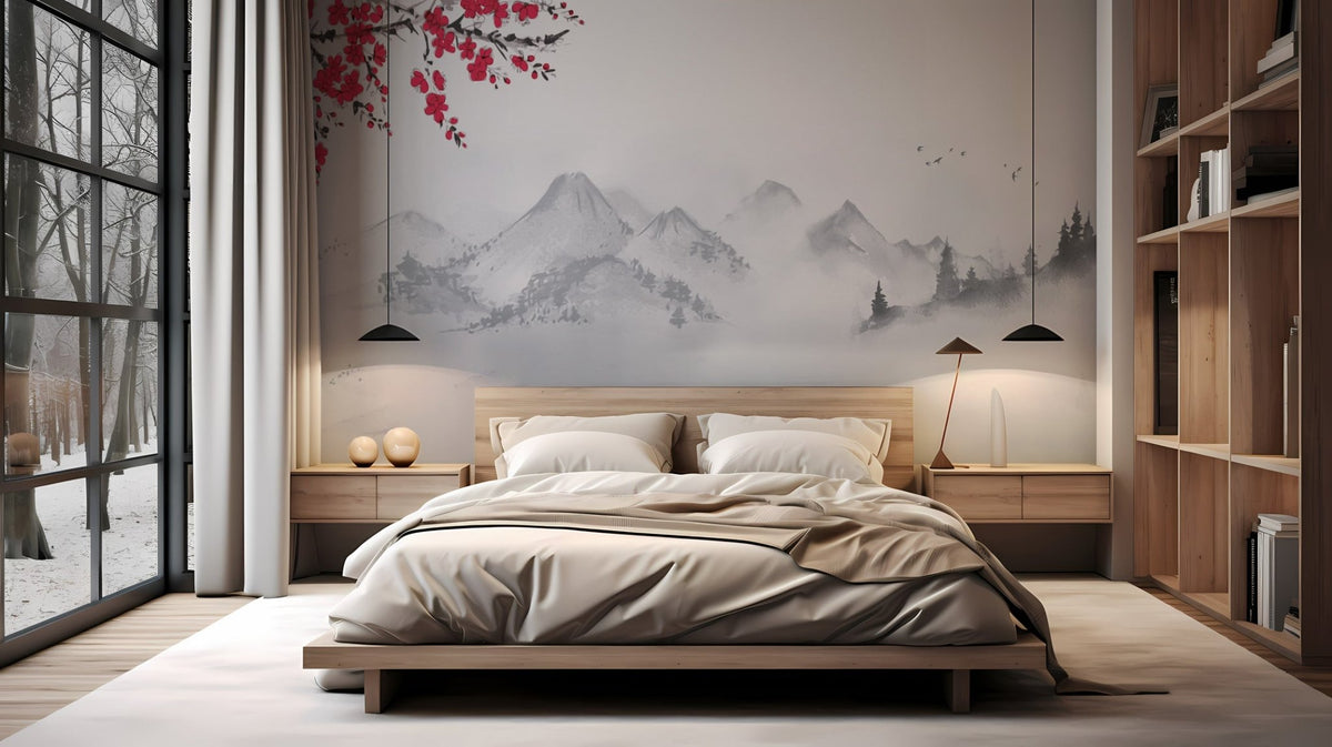 Papel pintado Paisaje zen minimalista