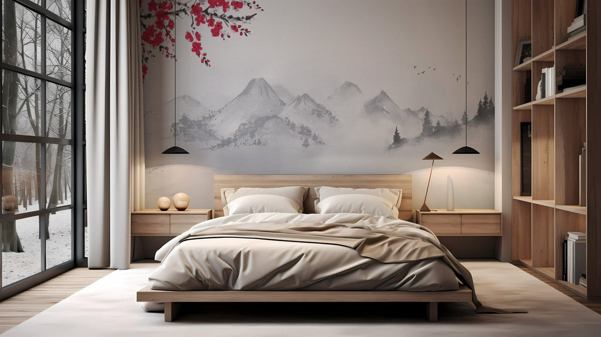 Papel pintado Paisaje zen minimalista