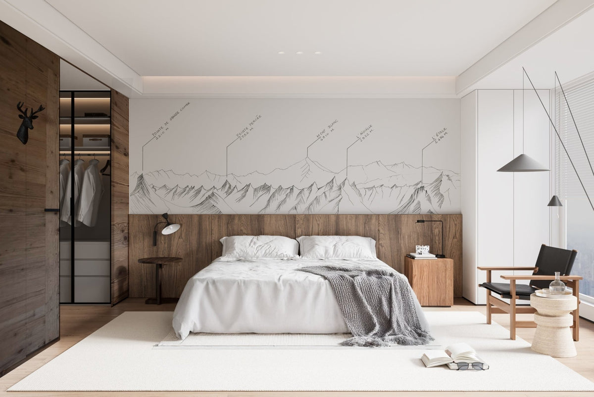 Papel pintado montaña – La Clusaz y sus cumbres