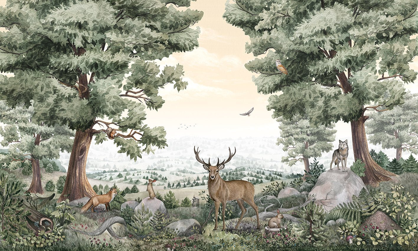 Papier peint vie des animaux, XXL, tendance