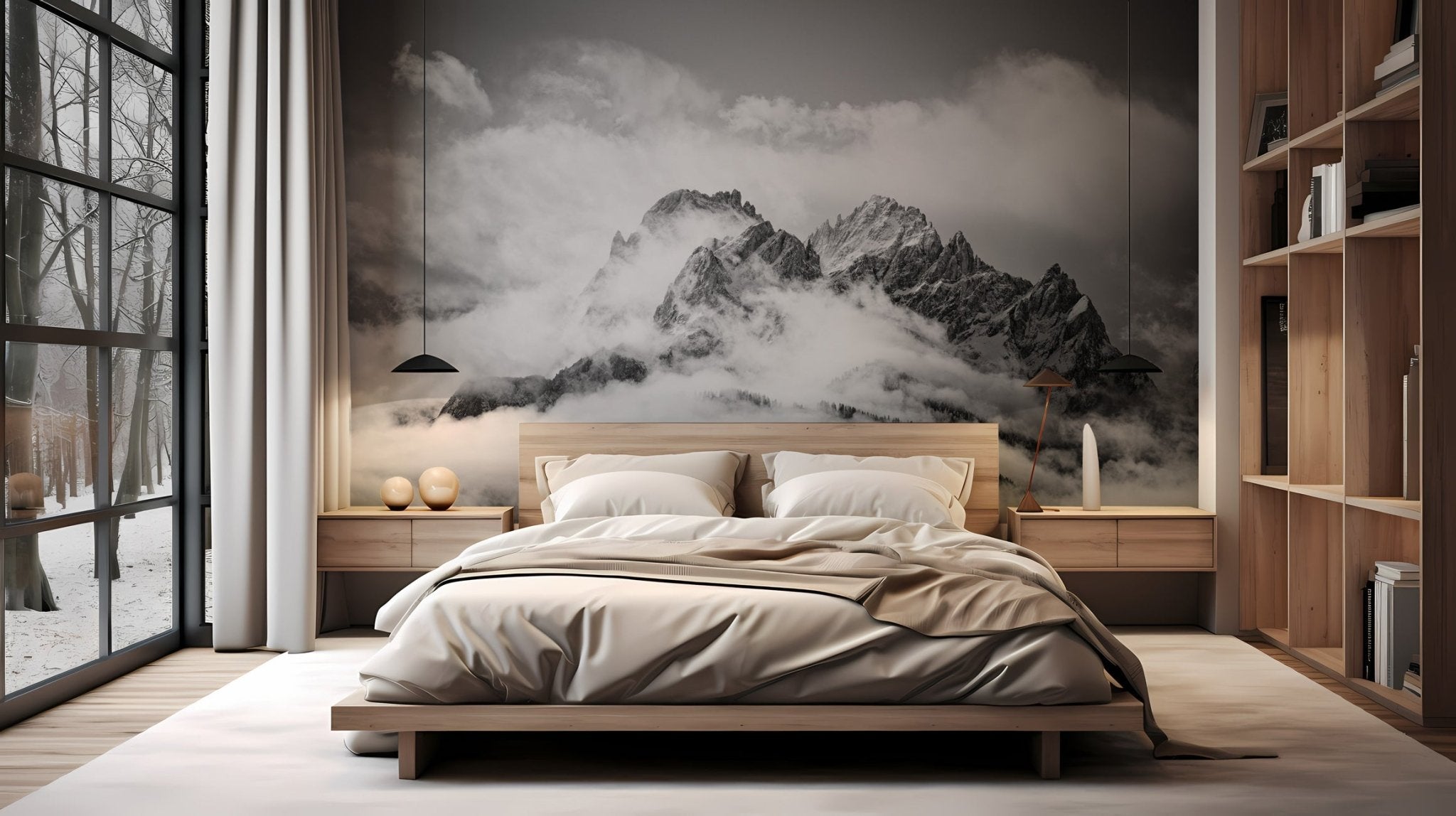 Papier peint panoramique pic Dolomites, XXL, tendance