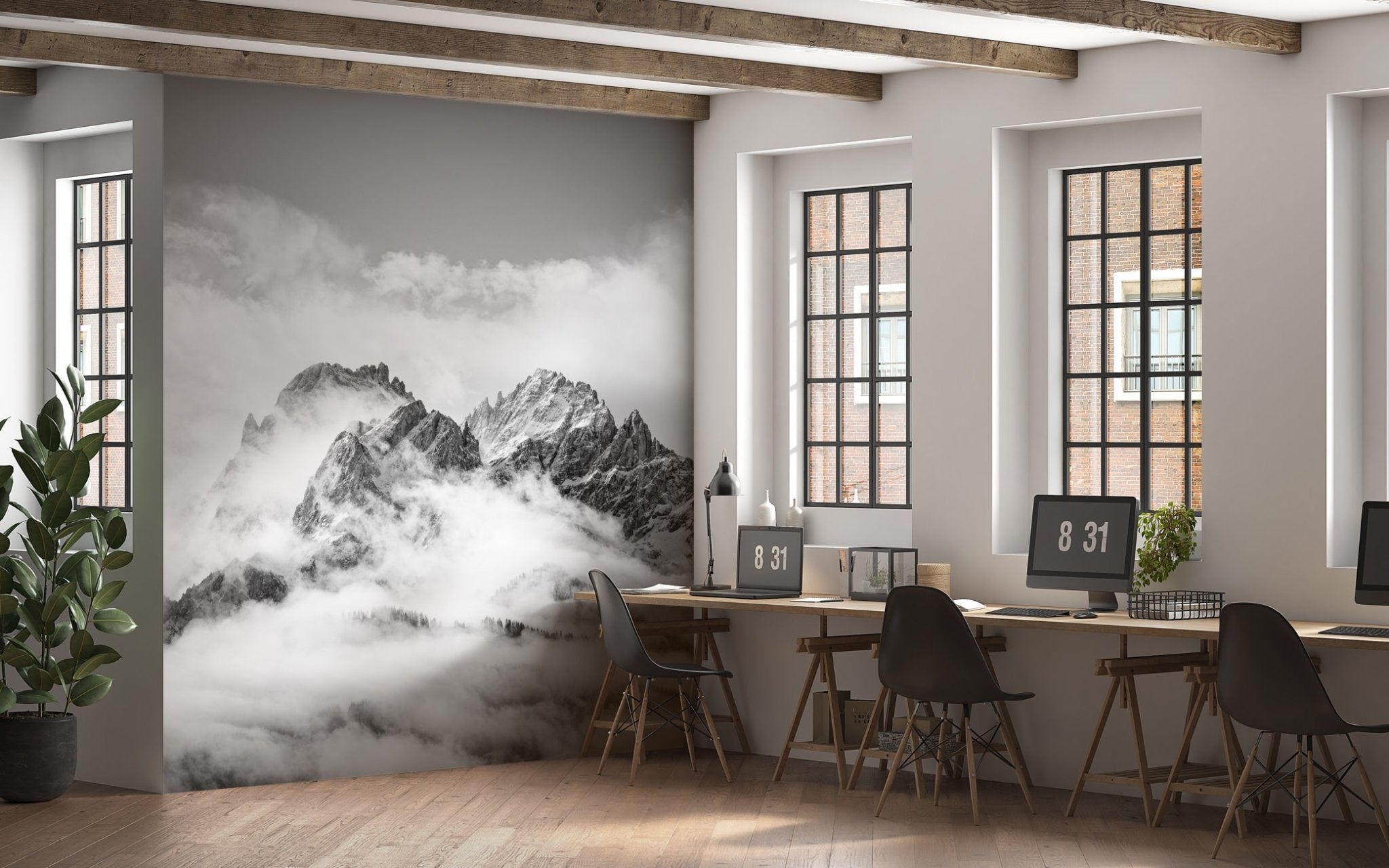 Papier peint panoramique pic Dolomites, XXL, tendance