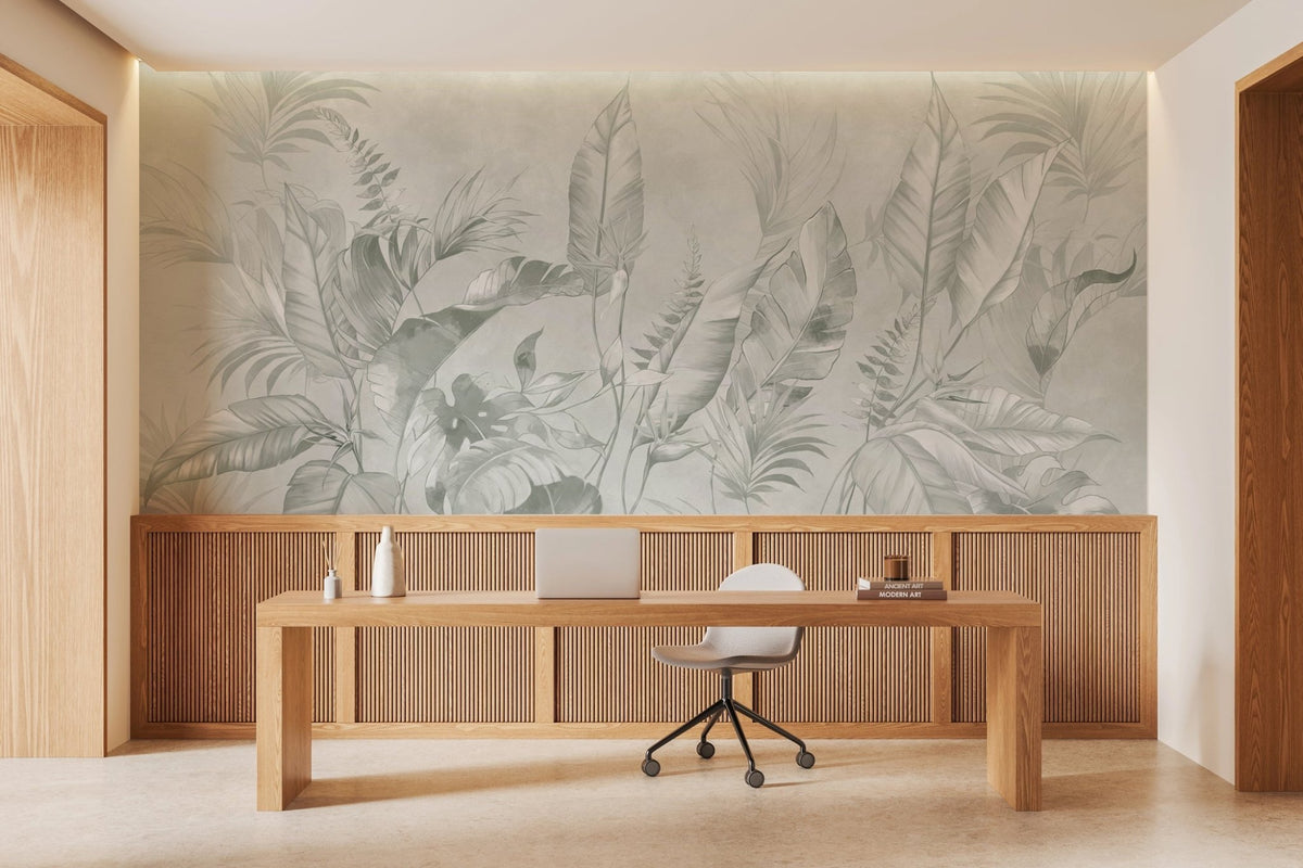Elegante papel pintado de Selva salvia