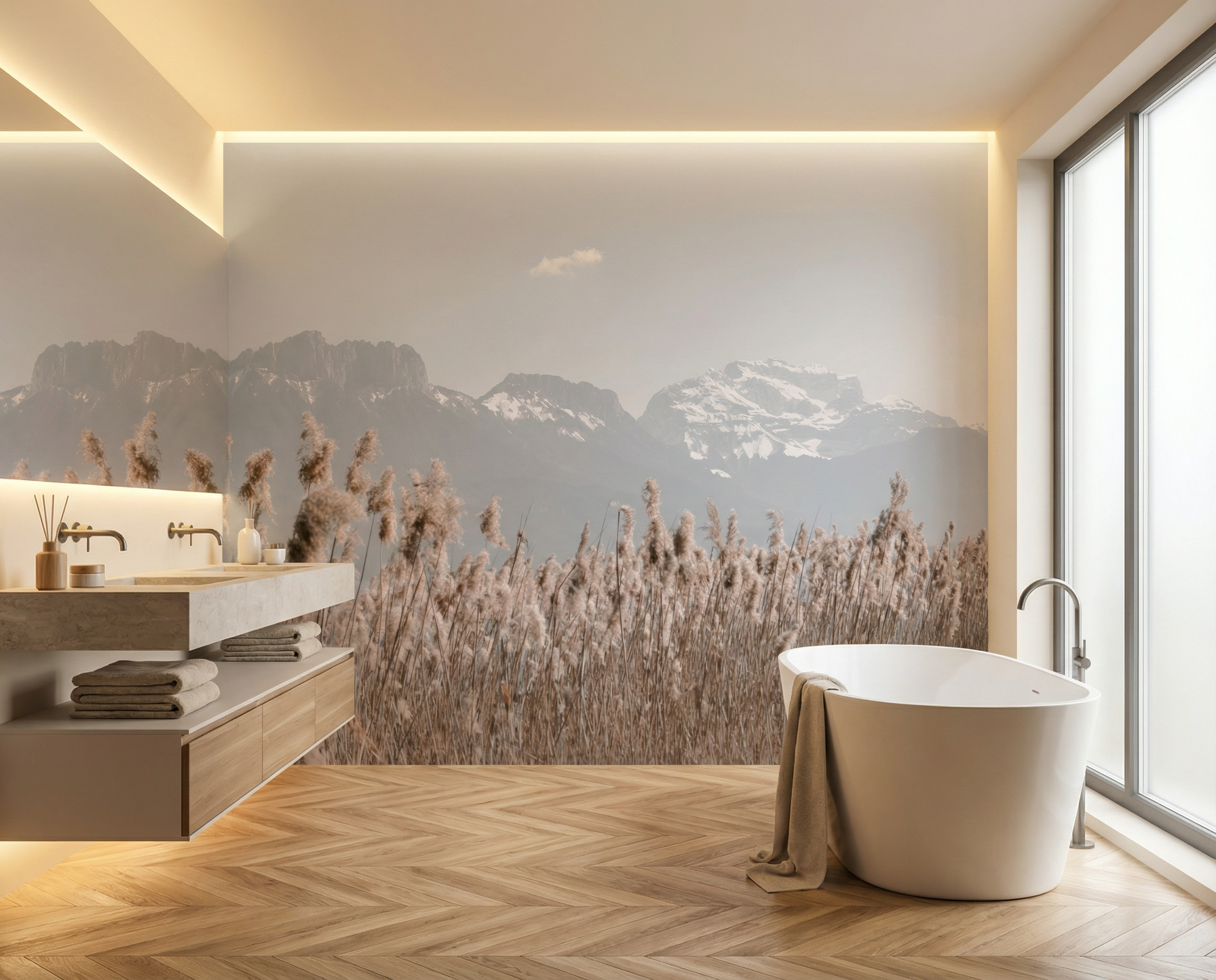 Fondo de escritorio fotográfico - La Tournette y más allá