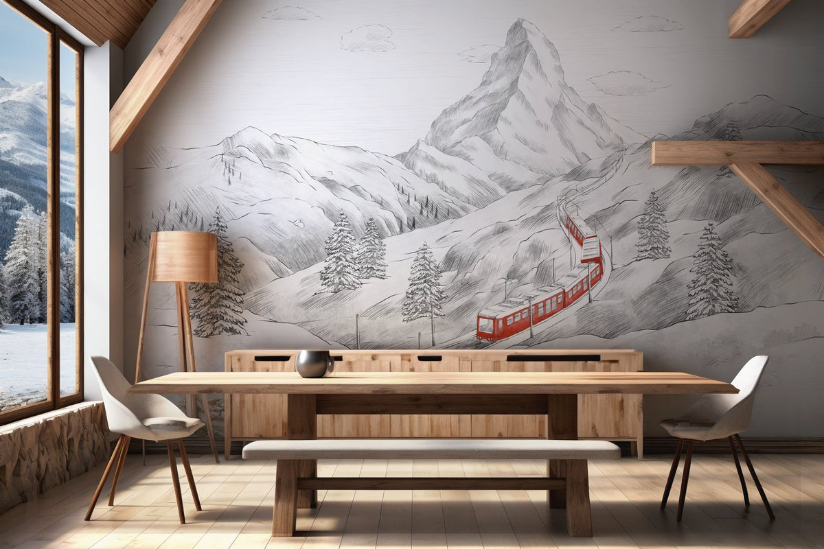 Papel pintado Matterhorn panorámico