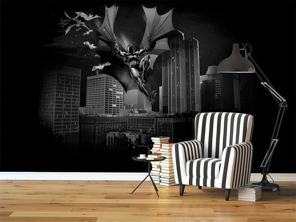 Papel pintado panoramico batman film hero all dark