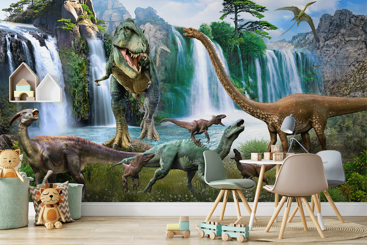 Papel tapiz de dinosaurios 3d