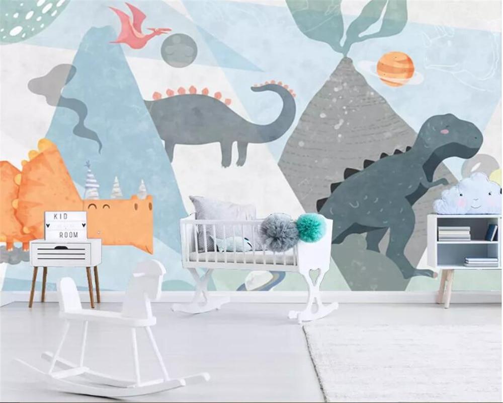 Papel tapiz minimalista de dinosaurios