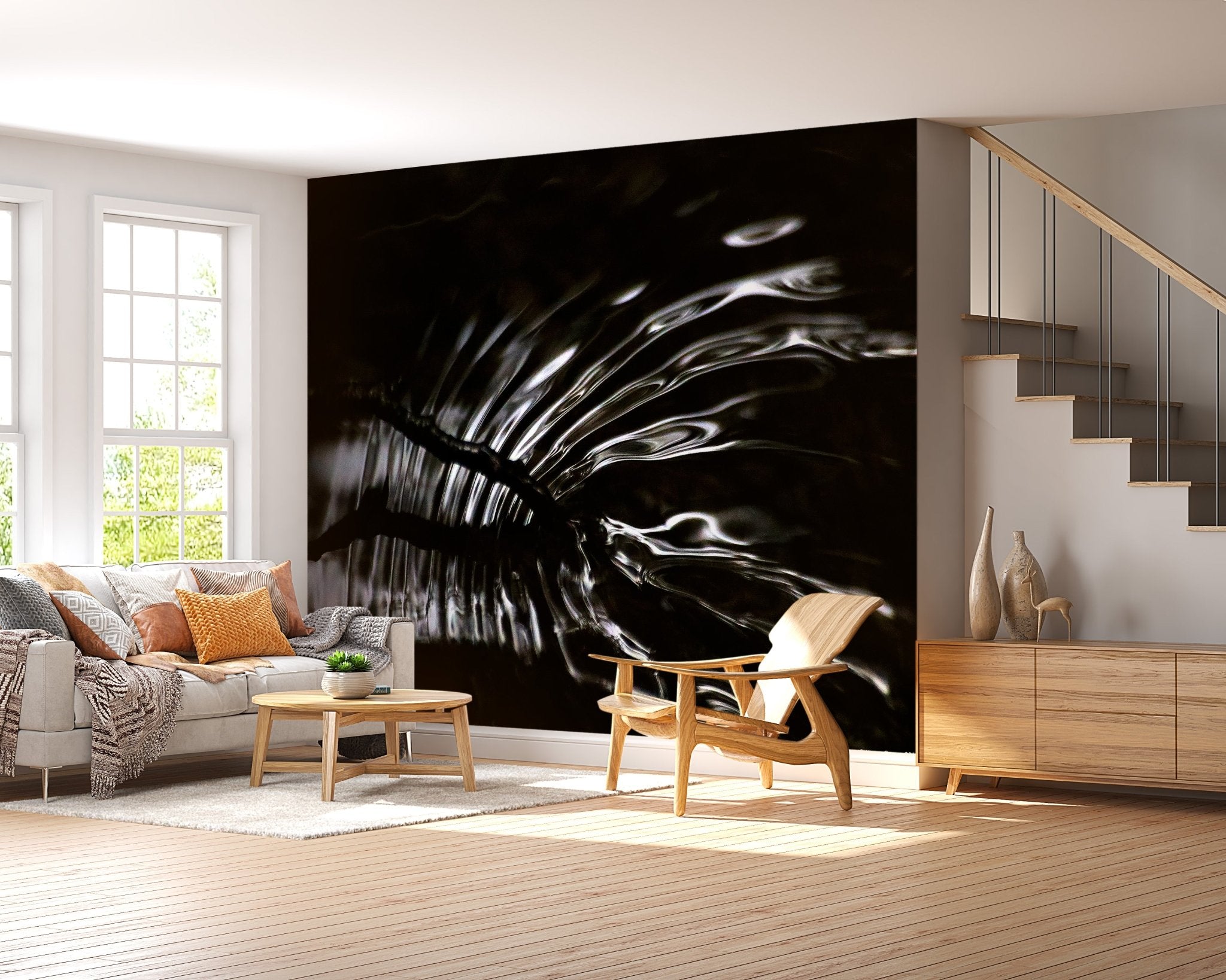 Papier peint au cœur de l'eau - panoramique français