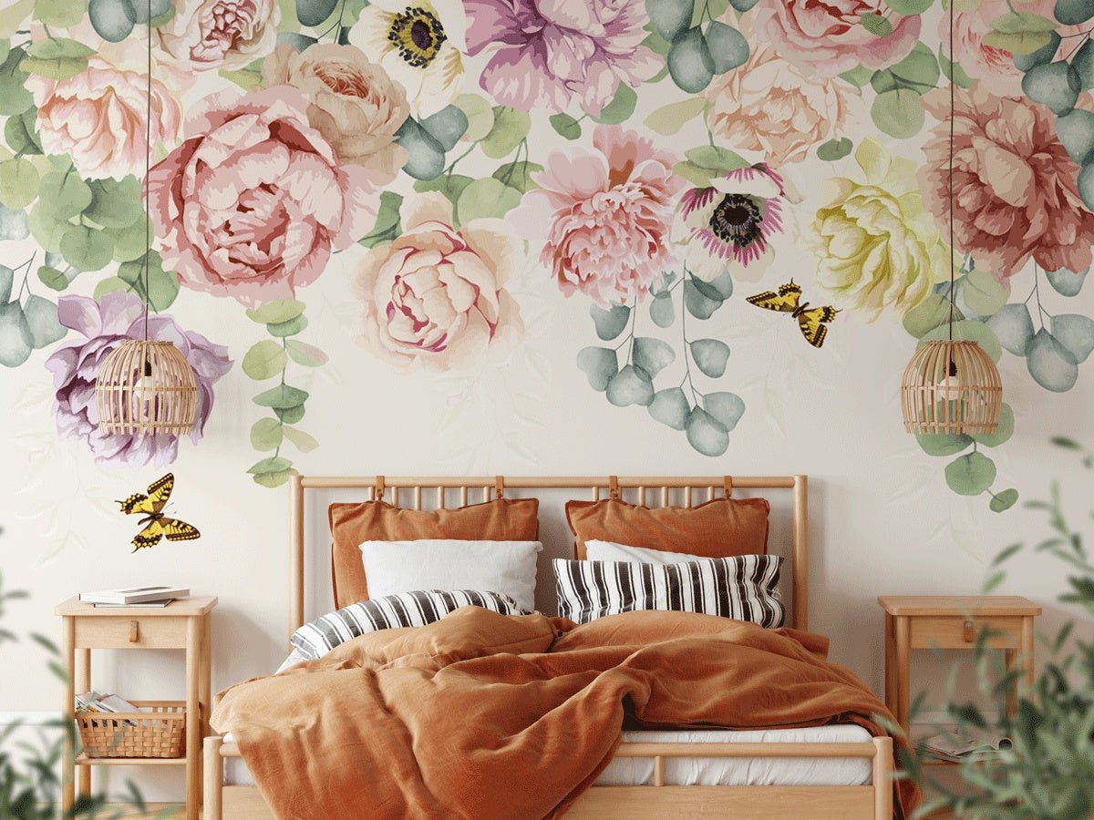 Papier peint jardin de fleurs - Muralconceptpapier_peint_sur_mesure