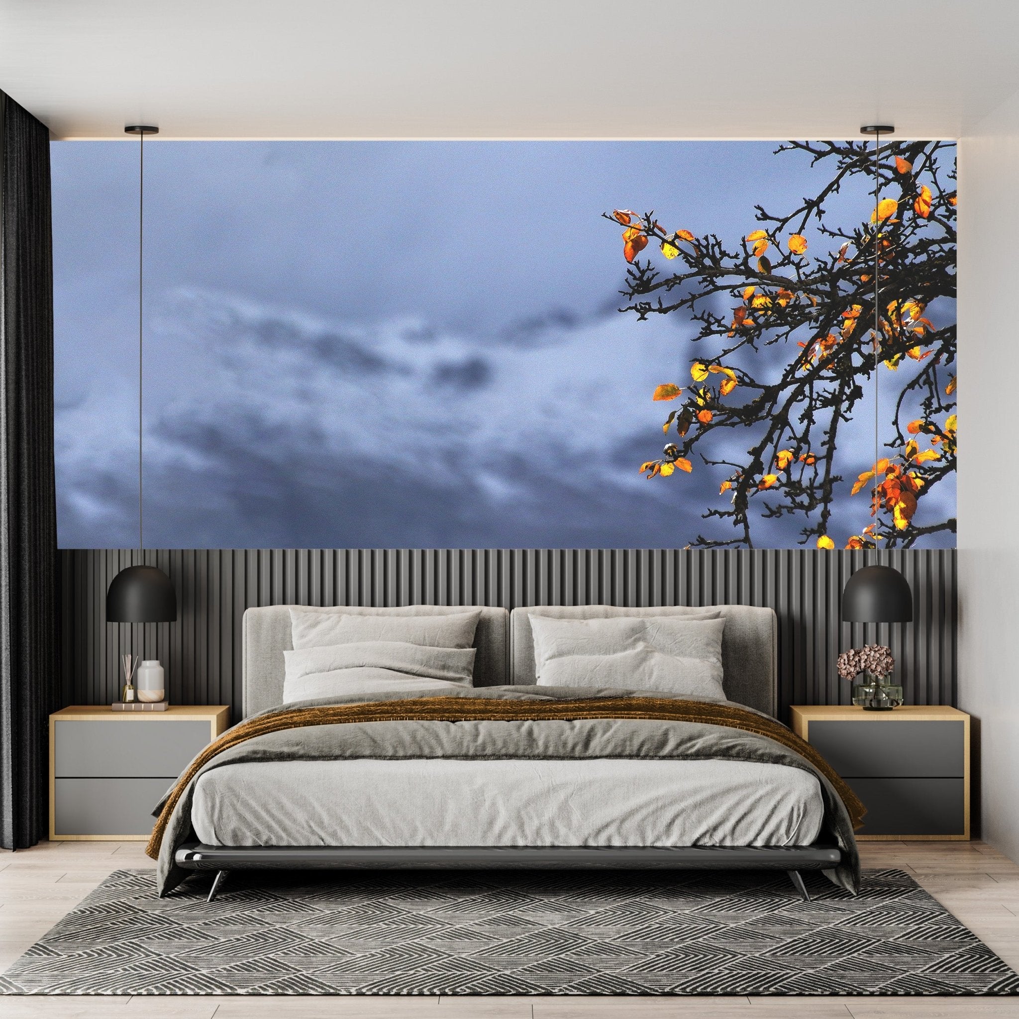 Papier peint photo spring touch - panoramique français